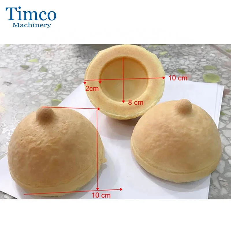 TIMCO Femal Breast Waffle Maker 4PCS Commercial Women Breast Boop Waffle Machine Non Stick Femal Chest Shape Machine