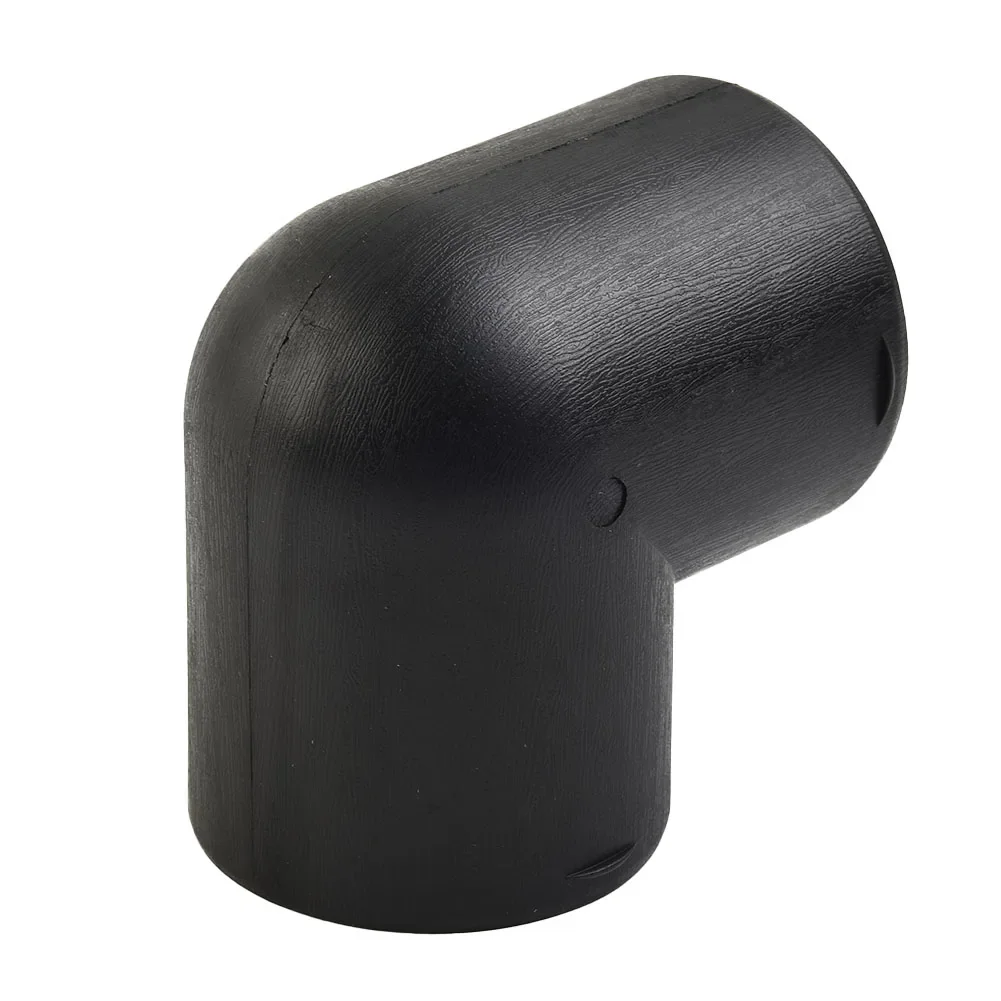 Garden Home Air Duct Elbow Cooling System Black Easy To Install No Drilling Outer Diameter 75mm Plastic Reliable