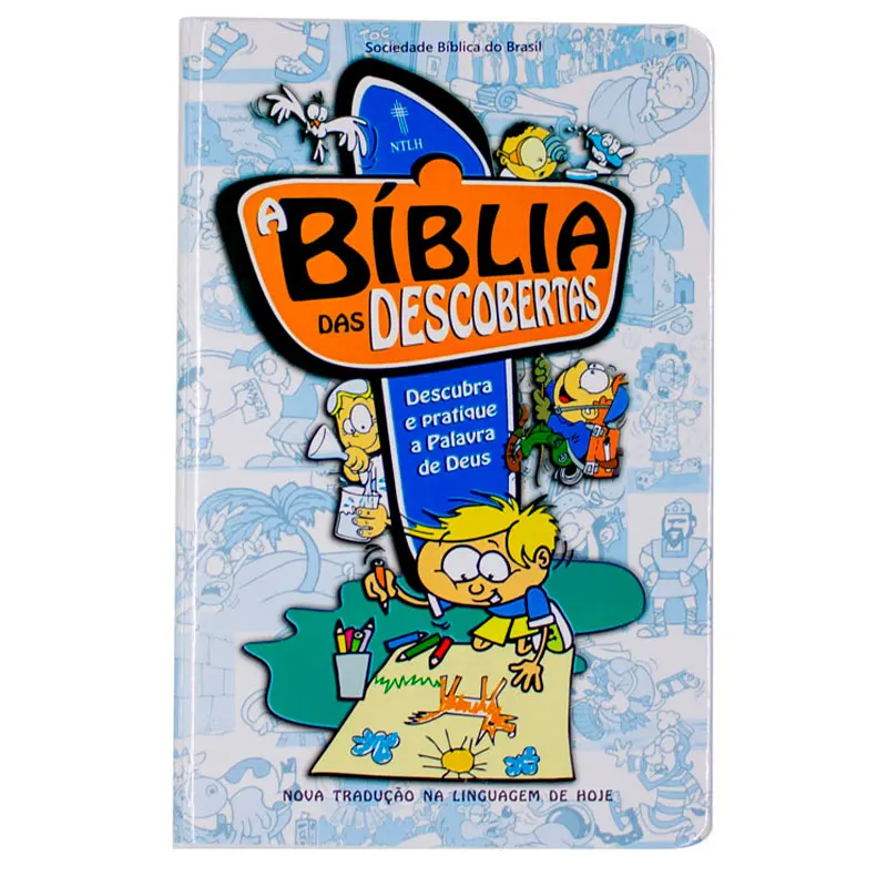 The Bible of Discoveries-Ntlh-Blue Hardcover