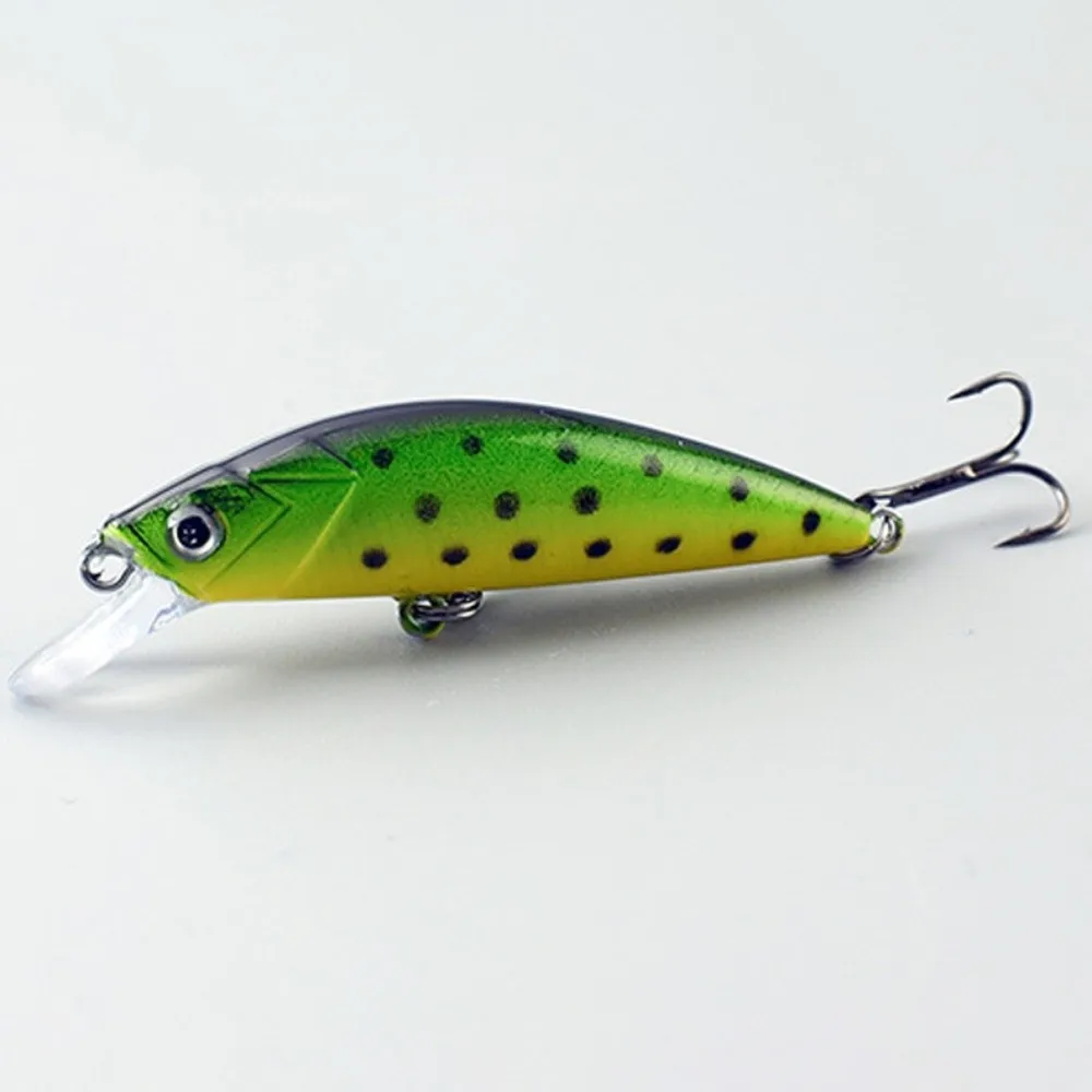 

5pcs/box Luminous Artificial Fishing Bait 3D Fish Eyes Slow Sinking Fishing Lures Kit Colorful Crank Hook Fishing Lures Hooks