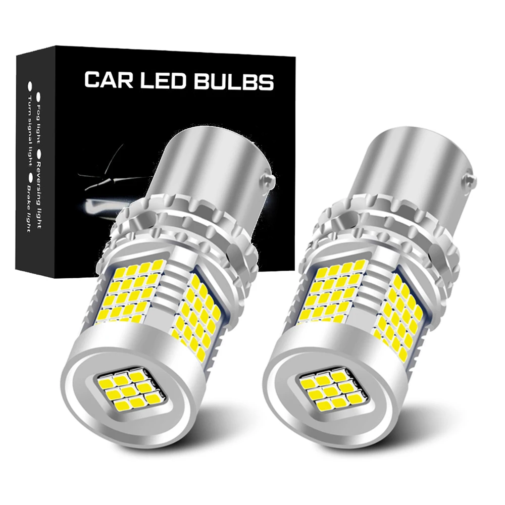 2x Canbus 1156 BA15S P21W BAU15S PY21W LED 1157 BAY15D P21/5W Bulb 7440 W21W 3157 7443 W21/5W Super Bright Turn Signal Car Light