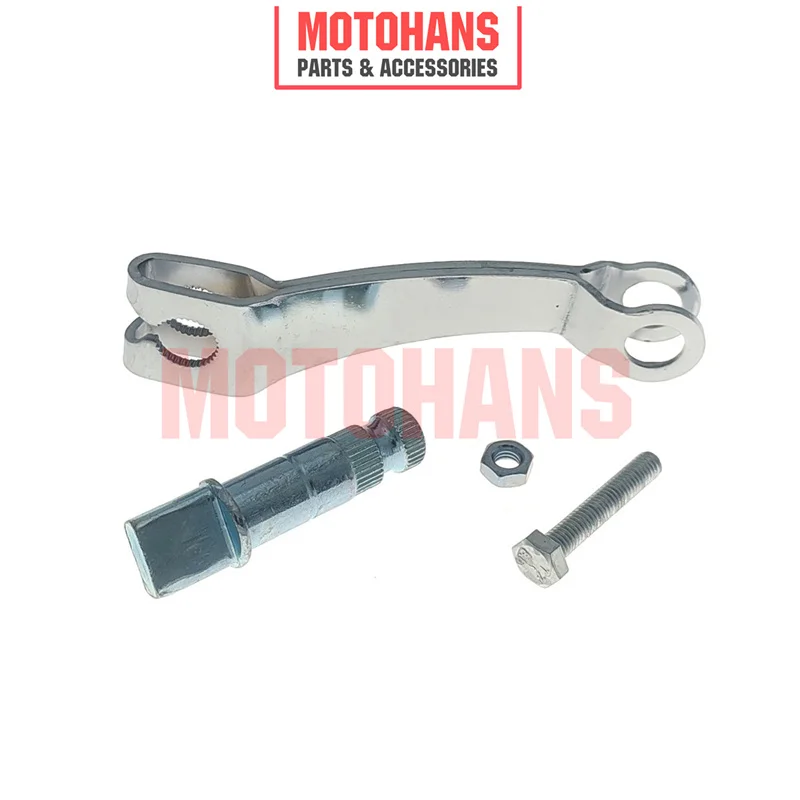 MOTORCYCLE REAR BRAKE ARM WITH BRAKE AXLE AND BOLT MOTORCYCLE ACCESSORIES FOR SUZUKI GN125 HJ125-7 GS125 EN125 view 4
