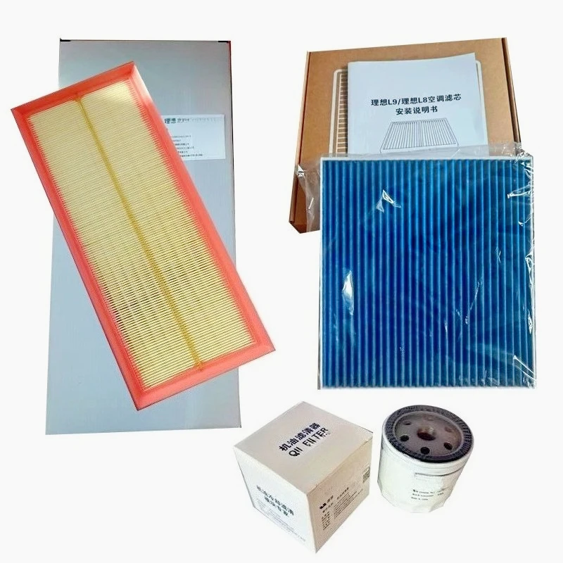 

3pcs Filter Set For LEADING IDEAL L6 L7 L8 L9 Engine Cabin AC Air Oil Filter Spare Parts