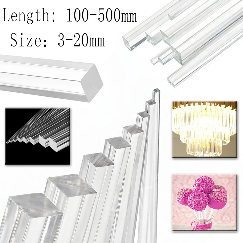1-10PCS Clear Acryl…