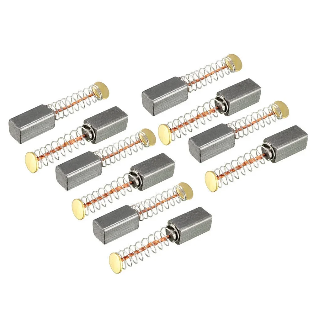 Cepillos de carbono para Motor eléctrico, pieza de repuesto de cepillos de grafito, accesorios para herramientas eléctricas, 10 piezas, 10x5x5mm