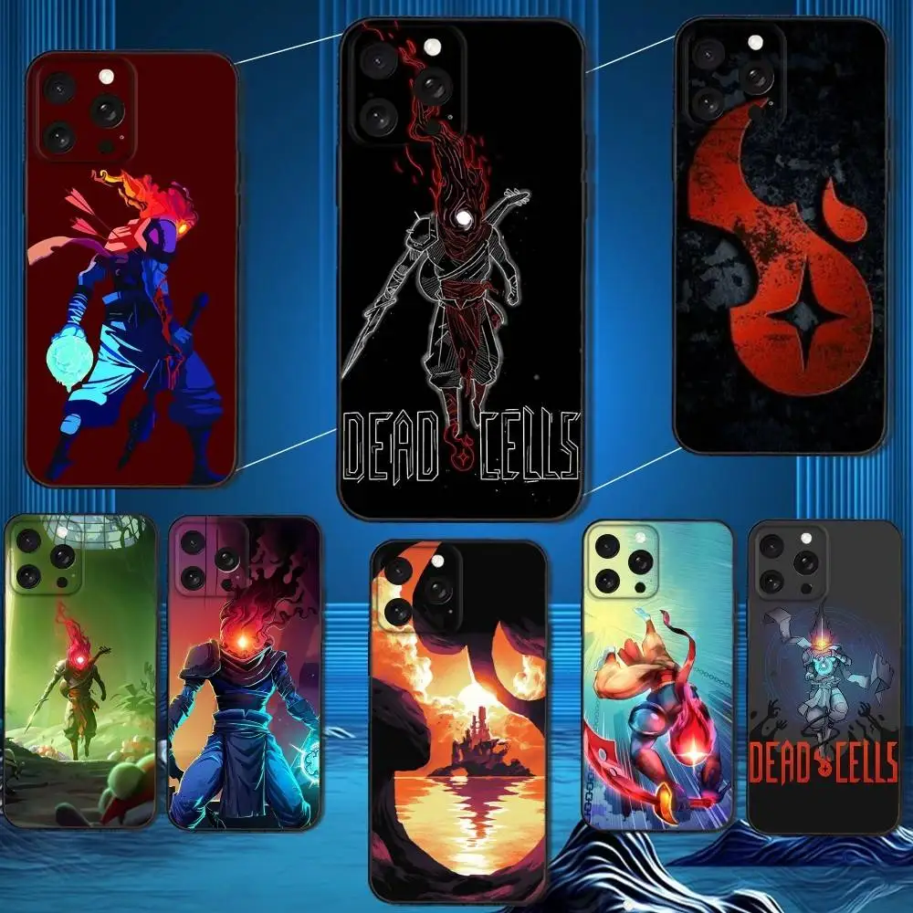 

Dead Cells Game Phone Case For iPhone 16,15,14,13,12,11 Plus,Pro Max,XS,X,XR,SE,Mini,8,7,Soft Silicone Black Cover