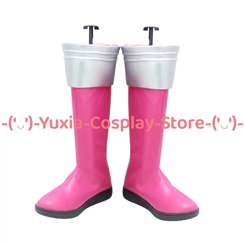 Yuxiacosplay! Kaizoku Sentai Gokaiger Cosplay Shoes Anime Game Character Prop PU Leather Boots Halloween Carnival Party Costume