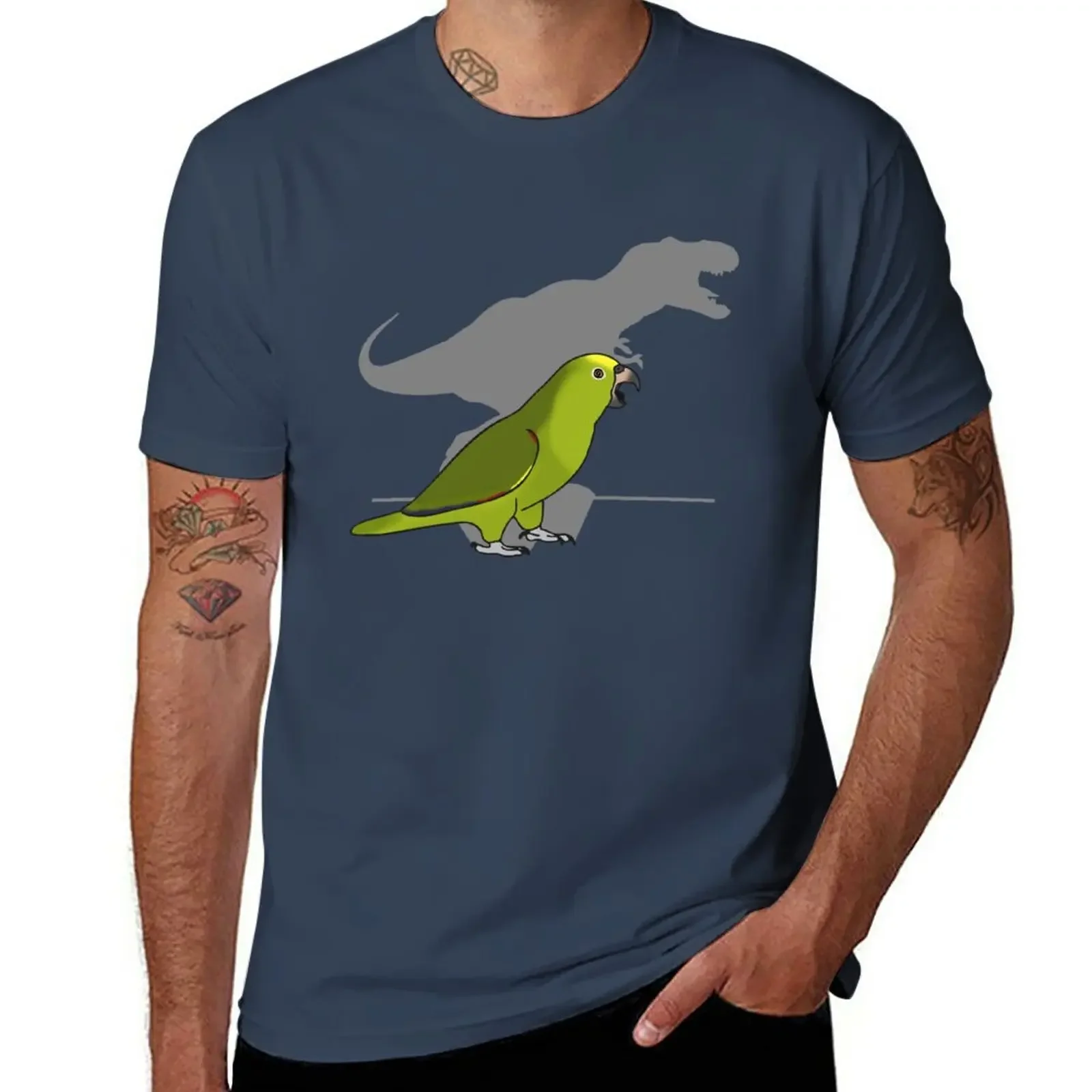 T-rex Yellow crowned Panama Amazon T-Shirt tops aesthetic clothes mens graphic t-shirts big and tall