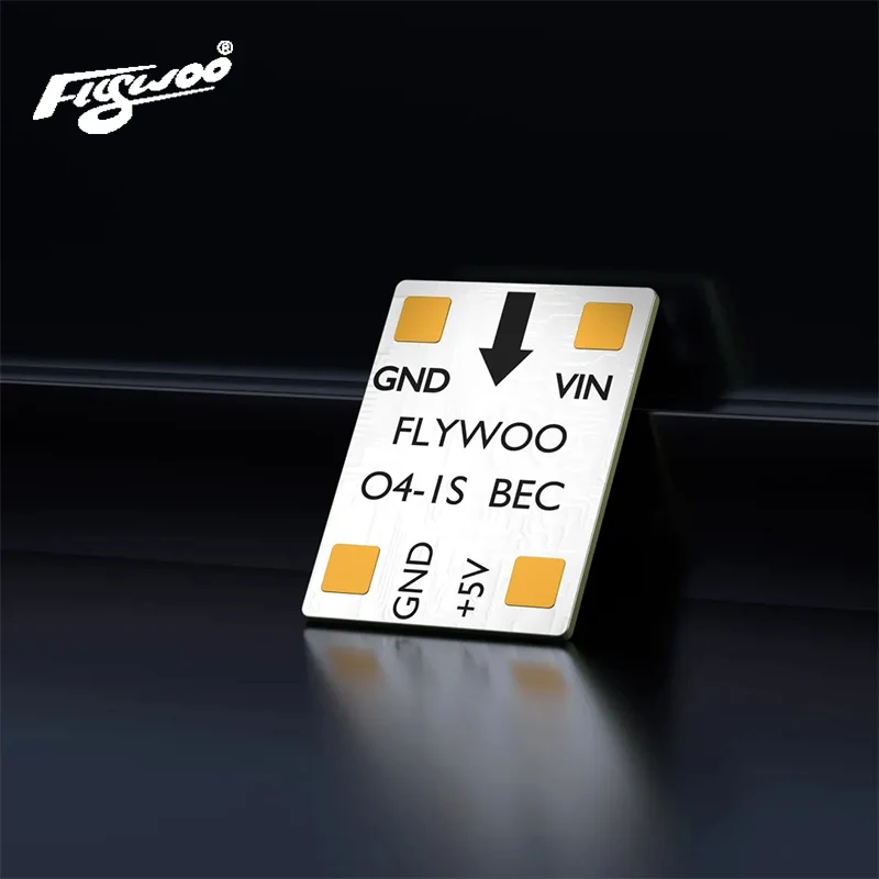 Flywoo O4 BEC Module 1‑2S Input 5V 3A /9V 2A Output Boost Regulator 0.4g For 1.6‑2 Inch FPV Drone