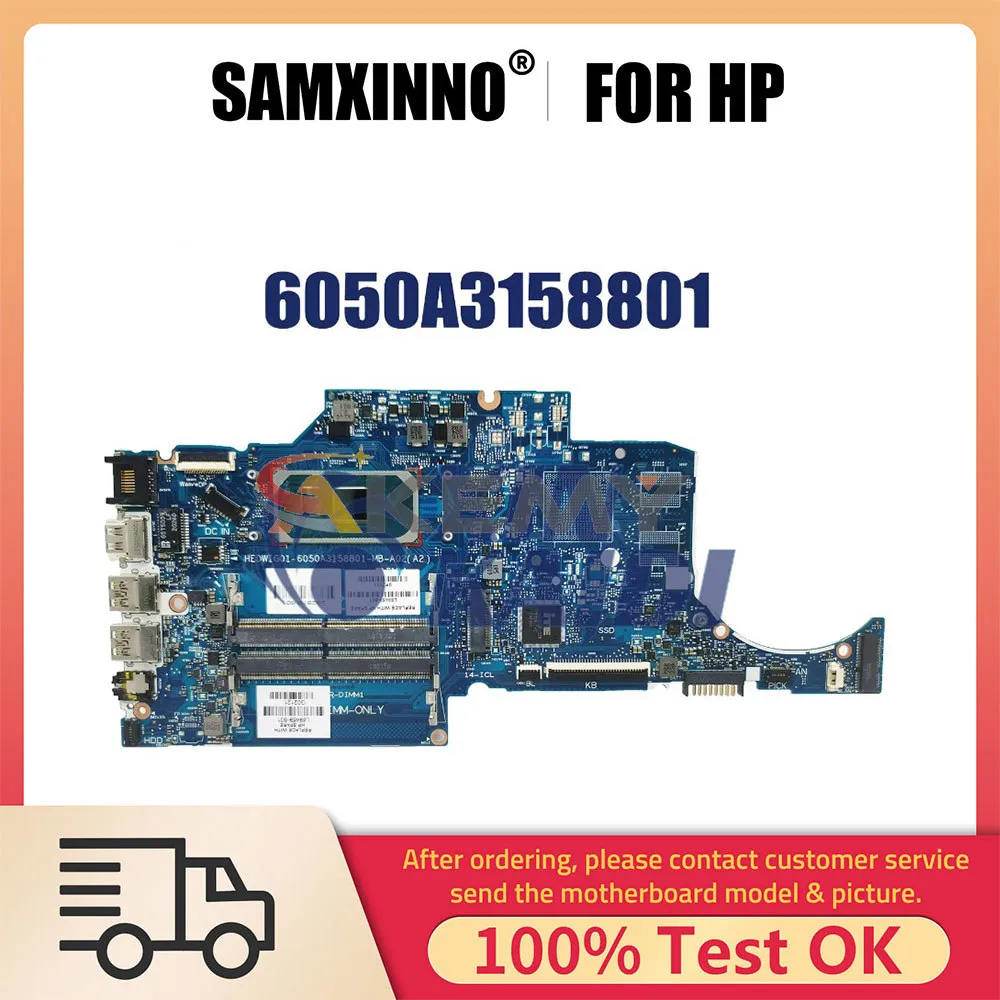 

Notebook Mainboard For HP 14-CF 14-CK 240 G7 240 G8 L89469-601 L89470-601 Laptop Motherboard CPU I3 I5 I7 10th Gen 6050A3158801