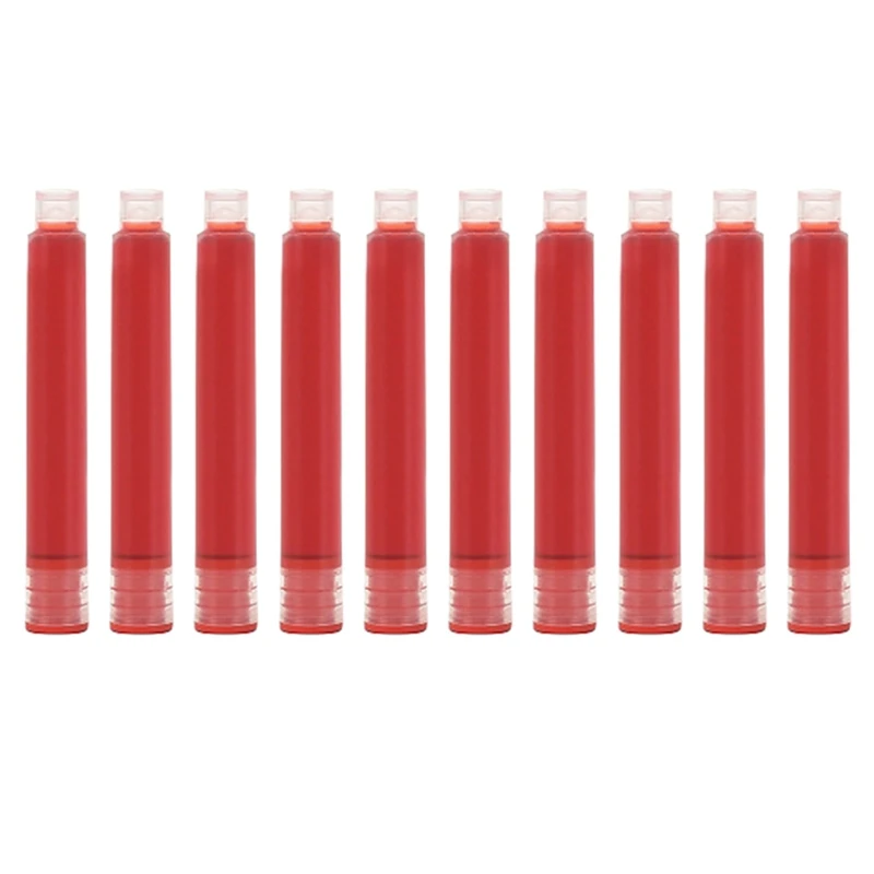 10 stuks wegwerp blauw zwart vulpen inktcartridge vullingen inktzak kalligrafie schrijven briefpapier