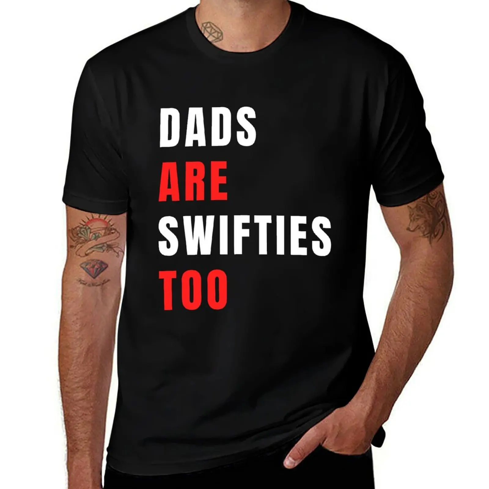 dads are swifties too T-Shirt Sun Block Outdoor T-Shirt