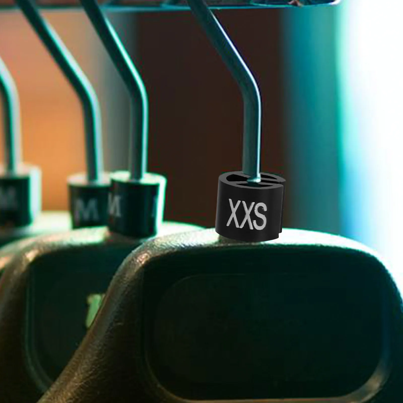 290 قطعة شماعات ملابس بلاستيكية حجم علامات ملونة سريعة الحجم العلامات لتنظيم متجر خزانة شماعات ملابس علامات #1