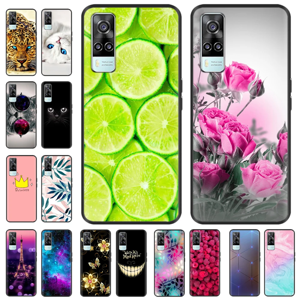 For Vivo Y33 V2057 Case Silicone Soft TPU Phone Back Cover for Vivo Y33 4G Case for vivoY33 Y 33 2021 Coque Fundas Para Bumper