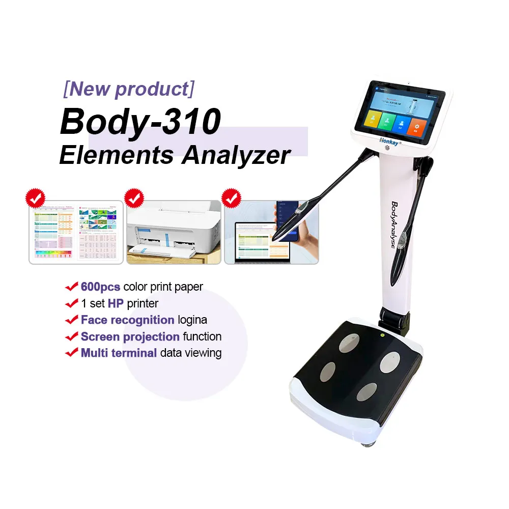 Intelligent Body Composition Analyzer Health Detect Skin Moisture Body Analysis Machine Weight Scale human Elements Analyzer