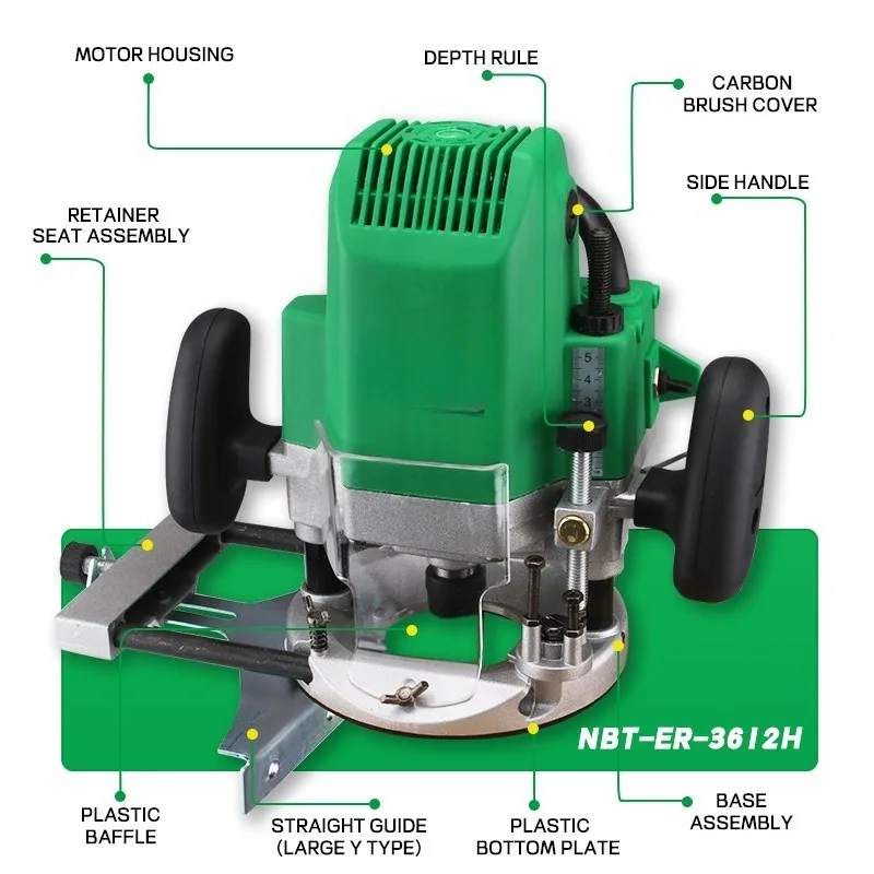 Multifunctional Angle Grinder Bakelite Milling Edge Trimming Grinding Machine Engraving Machine