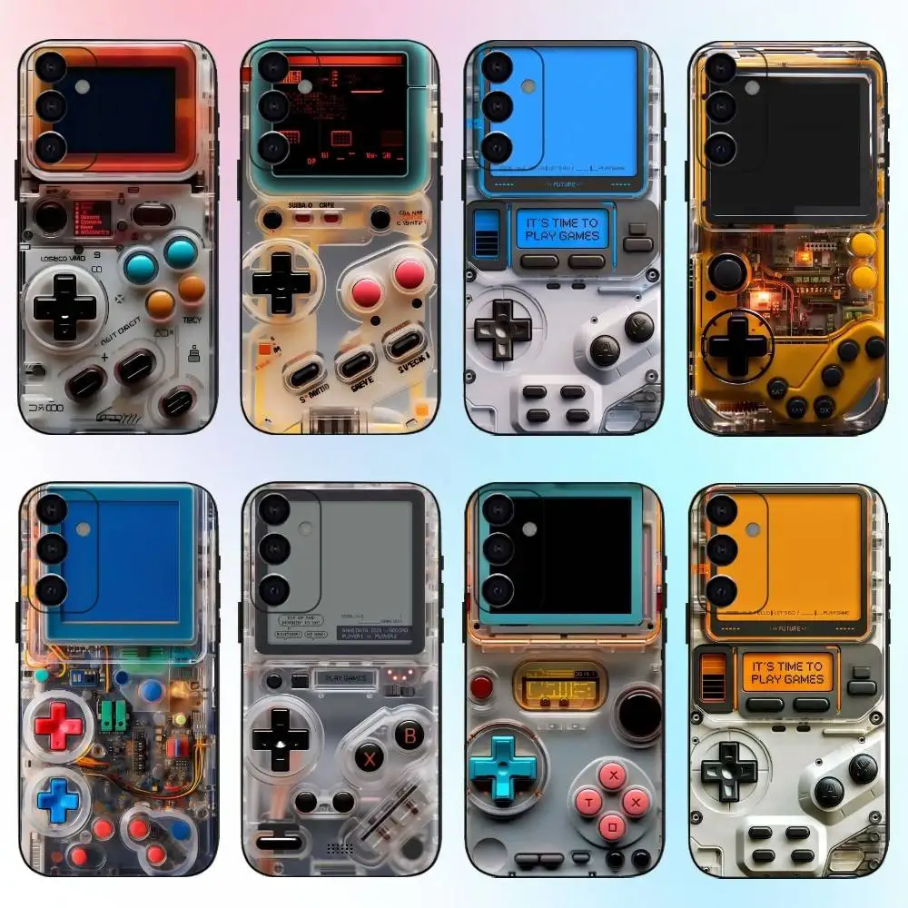 

Retro Telephone Design Phone Case For Samsung Galaxy A73,A72,A71,A70,A53,A52,A51,Others Soft Black Cover