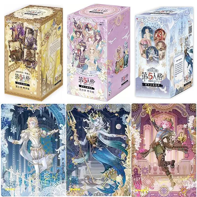 

Оригинальные коллекционные карты Identity V из серии Carved Time, лимитированная серия, в закрытой упаковке, официальные игровые аксессуары, подарки для детей на праздники