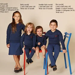 AA-Abbigliamento coordinato per famiglia, set in maglia a trecce, per ragazzi e ragazze, set in cotone e spandex, pantaloni e pagliaccetto per bambini ricamato per l'inverno