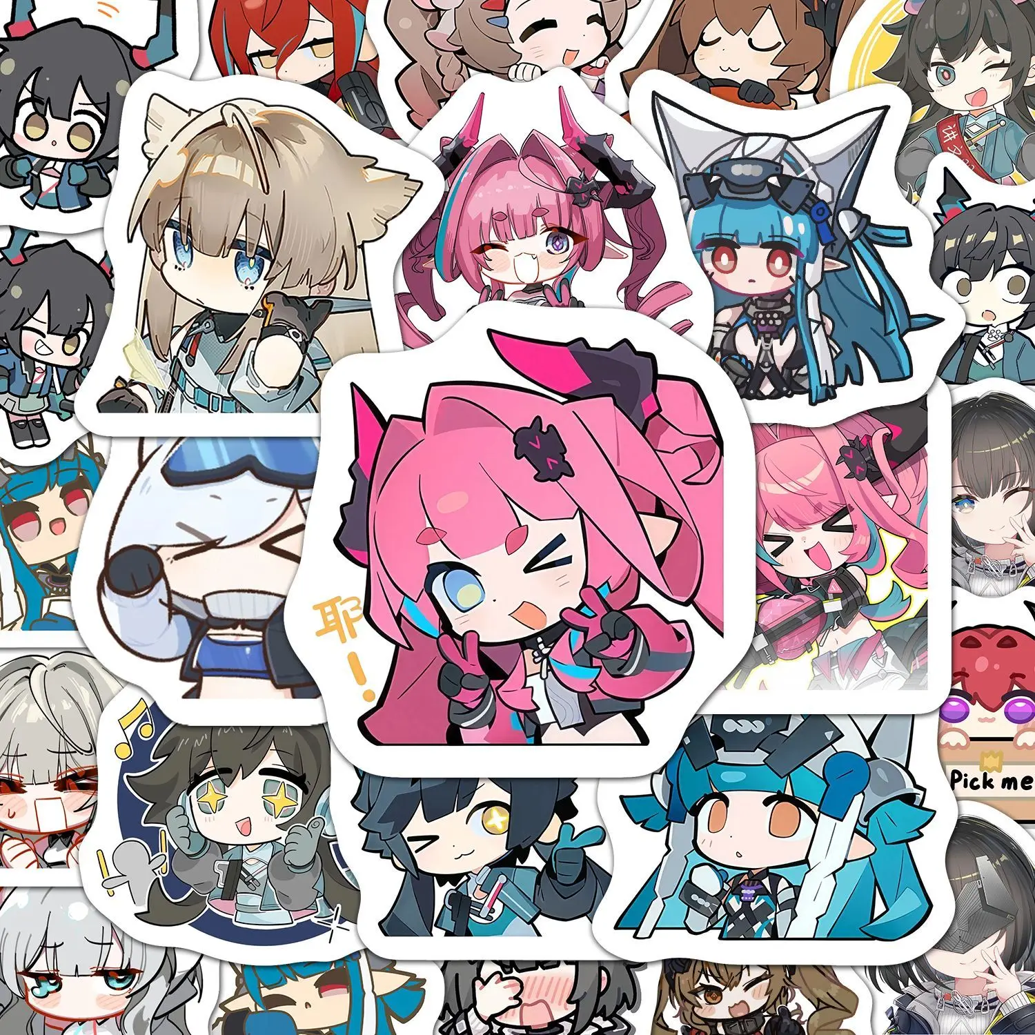 adesivo-de-anime-arknights-endfield-‌-yvonne-‌-adesivos-de-papelaria-criativos-em-estilo-cartoon-diy-a-prova-d'Agua-para-estudantes-e-materiais-escolares