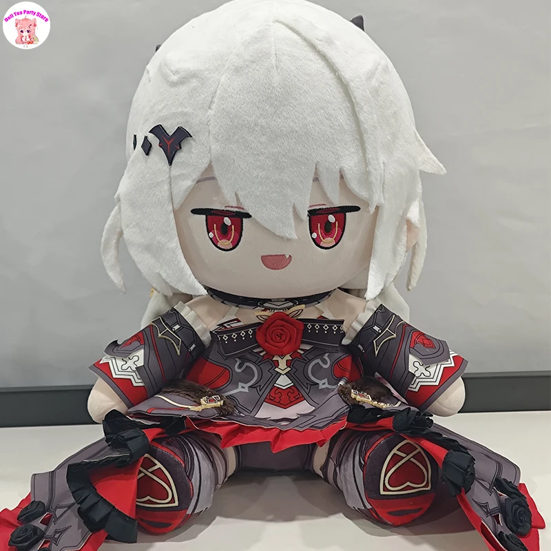 

40cm Game Honkai Impact 3 Theresa Apocalypse Lunar Vow: Crimson Love Doll Plush Sitting Posture Toys Pillow Halloween Gift