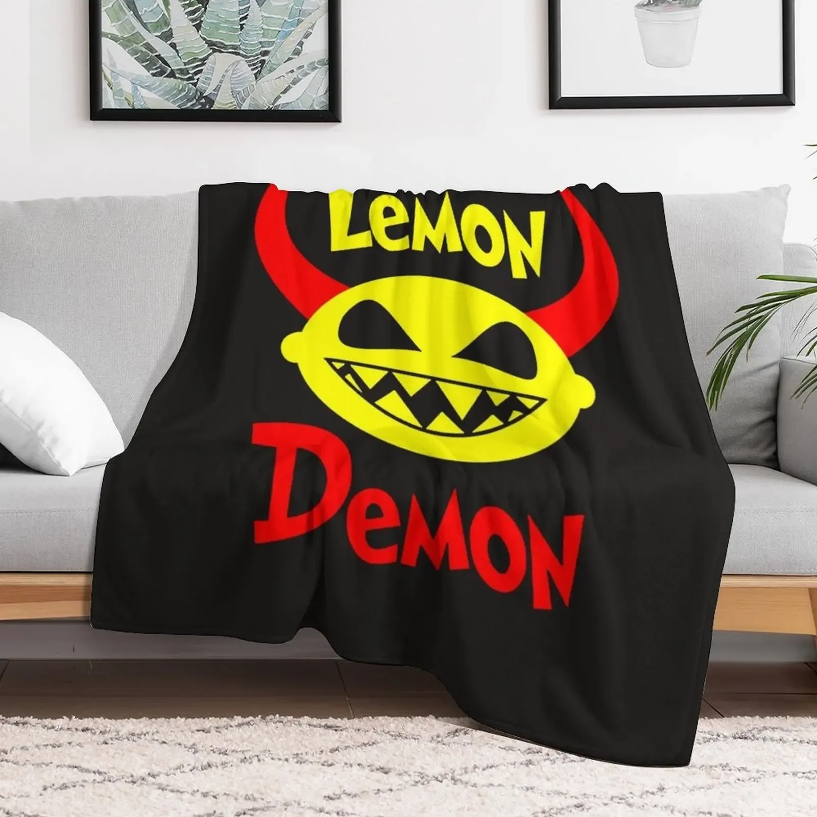 Lemon demon Throw Blanket Retros for babies Extra Large Throw valentine gift ideas Blankets