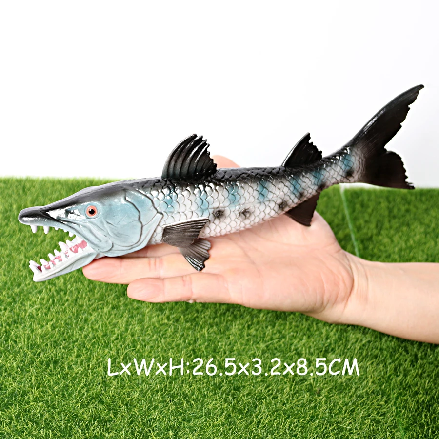 Plastic Fish Model Toys Marine Animals Action Figure Megalodon Piranha Killer Whale Beluga Shark Animal Figurines Children Toy