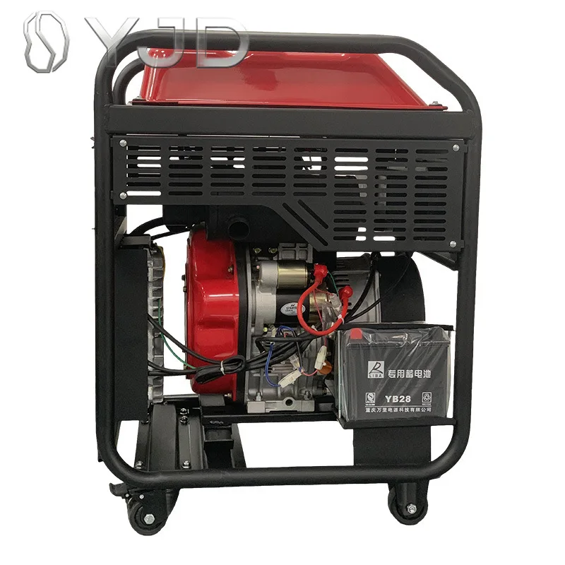 8-kilowatt Diesel External Inverter Generator Electric Start Single Phase 50/60Hz Equal Power Emergency Construction Site Use