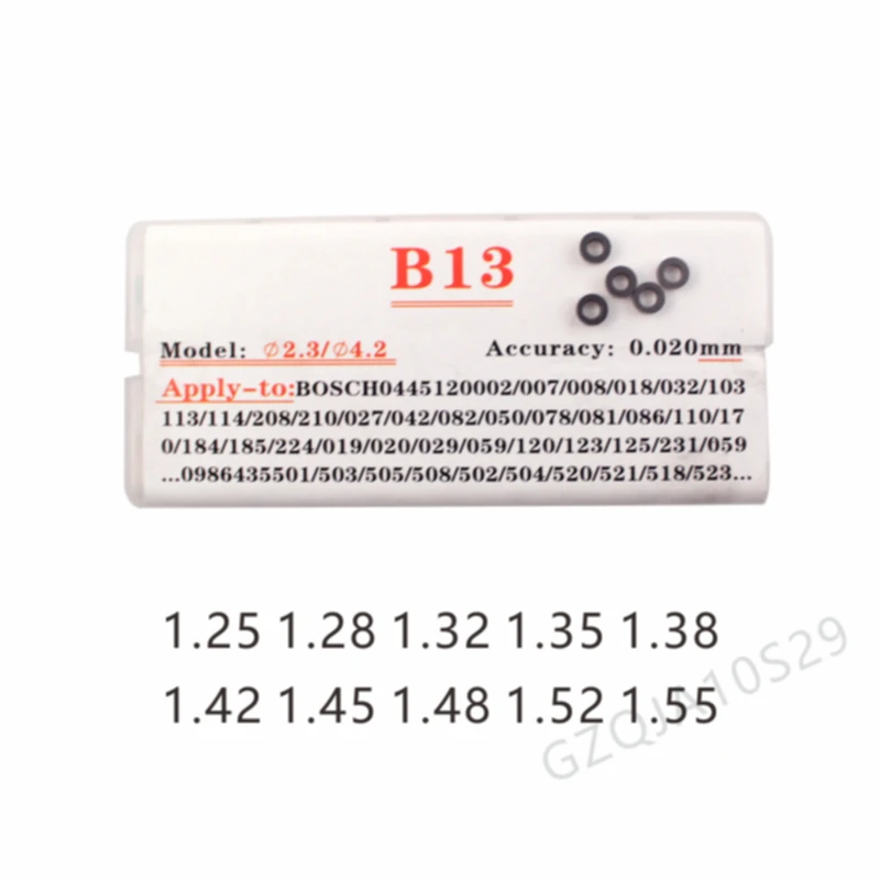 Adjustment Shim Washer Kits B11 B12 B13 B14 B16 B21 B22 B23 B24 B25 B26 B27 B31 B42 B37 adjusting shim injectors washers