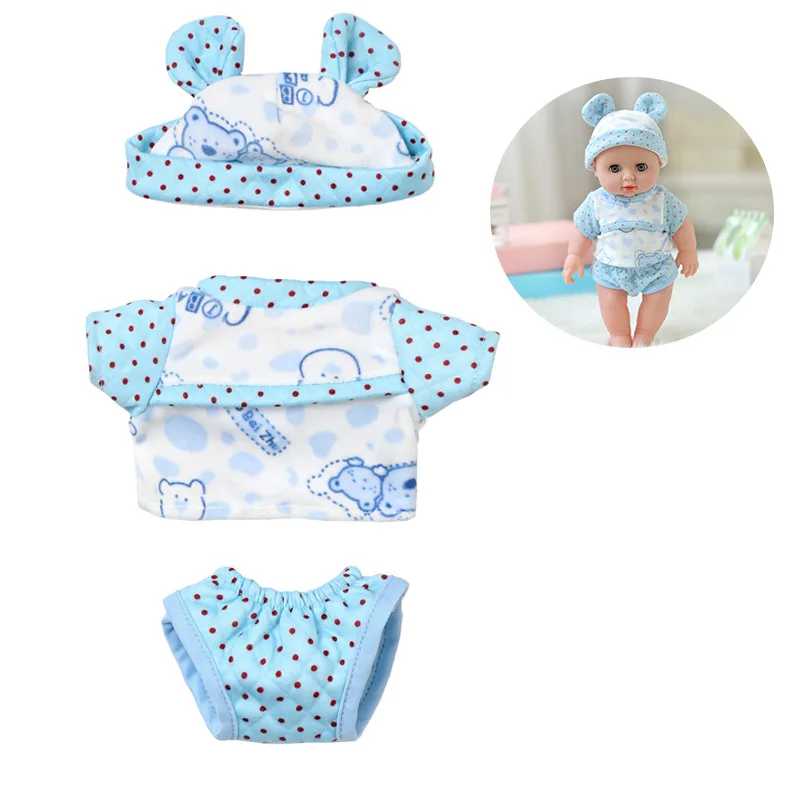 

30cm Reborn doll girl clothing Rabbit Frog Bear Simulation Doll clothing set