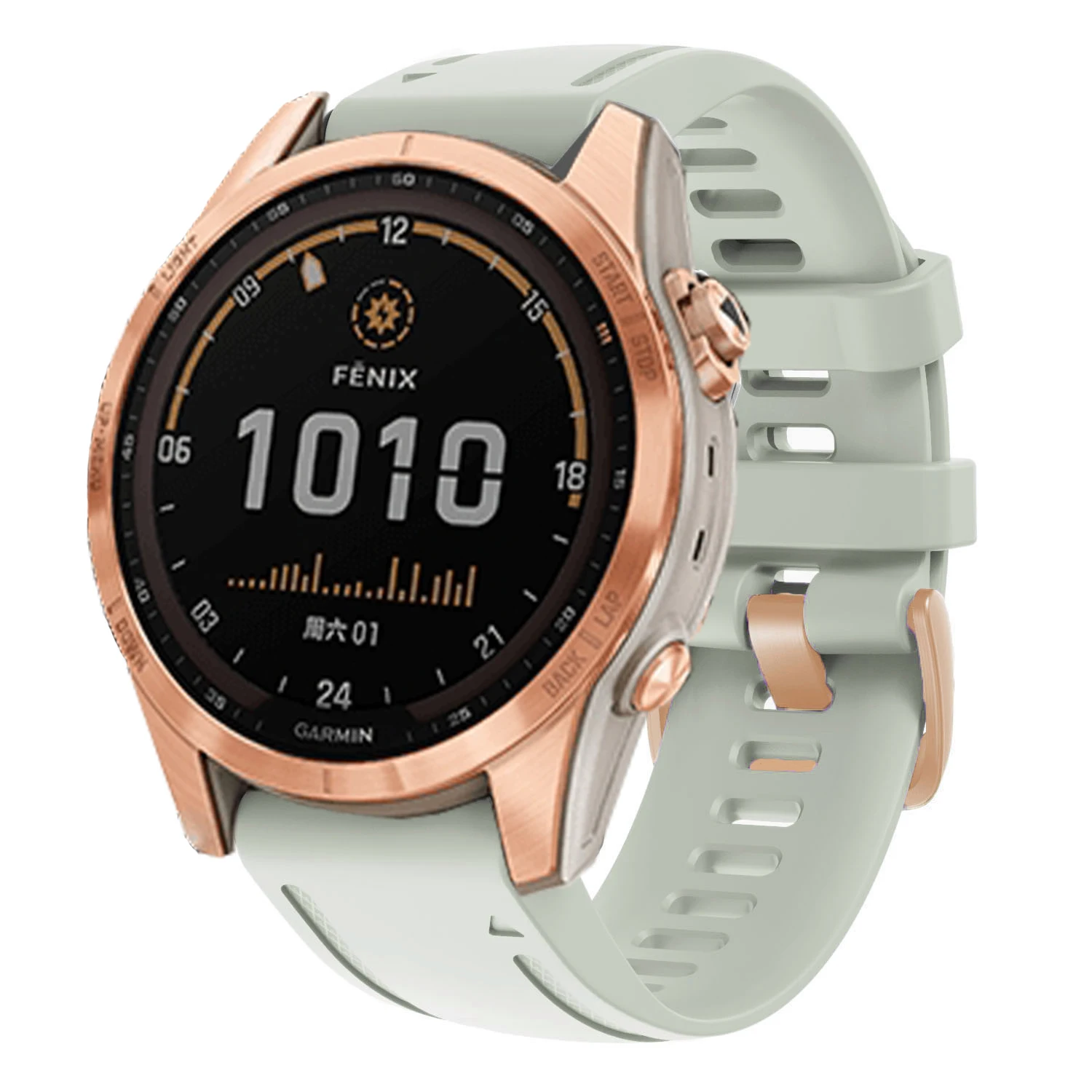Correa de reloj QuickFit de 20mm para Garmin Fenix 6S Pro 5S Plus 7S Pro, pulsera para Fenix 8 de 43mm, Correa de silicona de repuesto