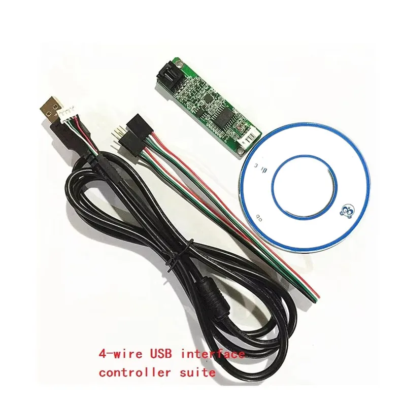 Four line control card USB driver board resistance controller 10.4inch 12 inch 15 inch 17 inch 19 inch touch screen driver