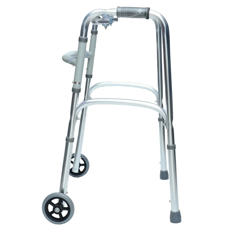 

Walker Handicapped Cane Walking Aid Rehabilitation Training Equipment Twisting High Quality Aluminum Alloy Collapsible Armrest