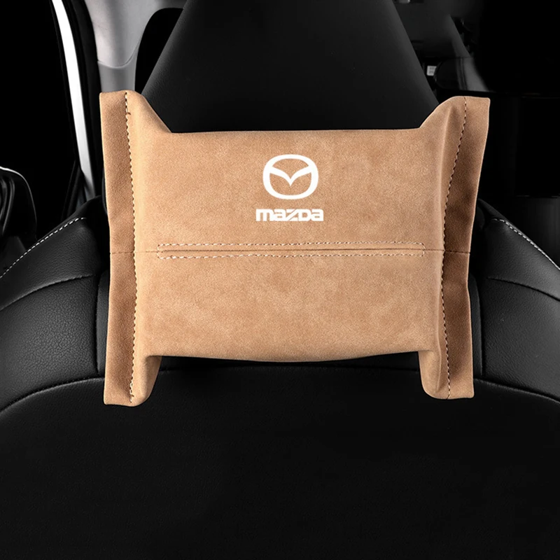 

Car Tissue Box Holder Seat Back Napkin Storage Cover for Mazda RX8 RX7 MX3 MX5 CX9 CX7 CX5 MX3 MX5 Atenza Axela Protege Speed