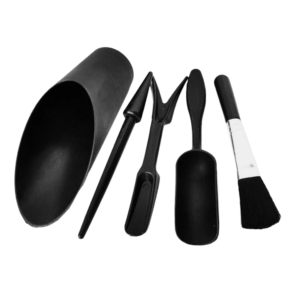 

1 Set Of Garden Tool Set Mini Succulent Tools For Transplanting Digging Soil Loosening Portable Plastic Shovels Small Gardening