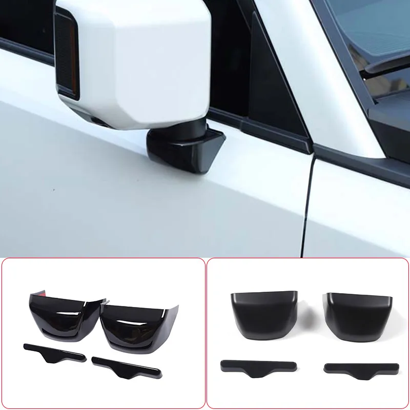 For Toyota Land Cruiser 250 Prado LC250 2024 Lexus GX 2024 ABS Car Side Mirror Bottom Cover Decorative Sticker Car Accessories