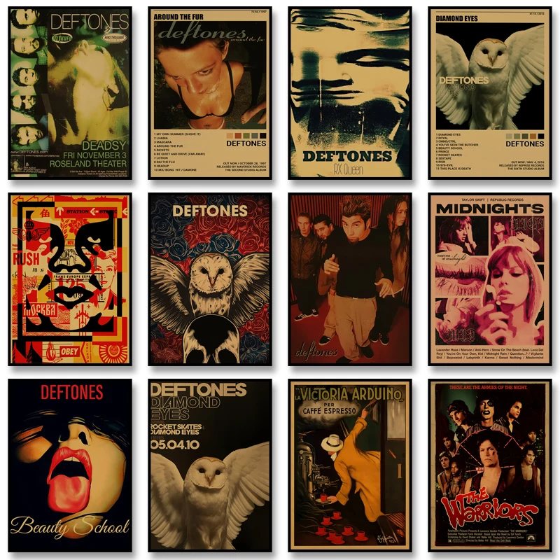 Vintage Band Wall A…