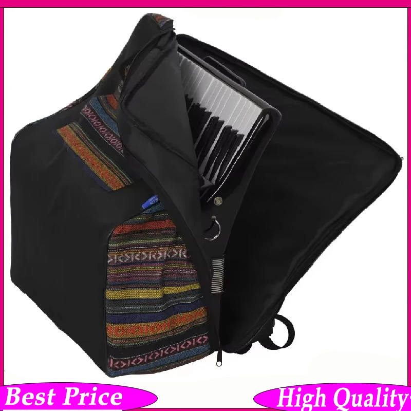 

Водонепроницаемый рюкзак-сумка IRIN 48-120 Oxford для бас-аккордеона с передним карманом, аксессуары и запчасти для клавишных инструментов