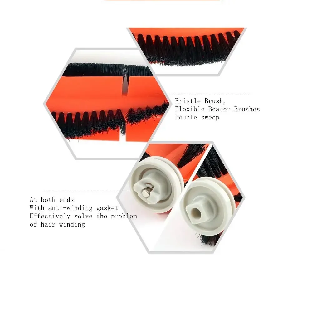Scatola del serbatoio della spazzola principale laterale del filtro HEPA per accessori per parti dell\'aspirapolvere Roborock S50 S51 S5