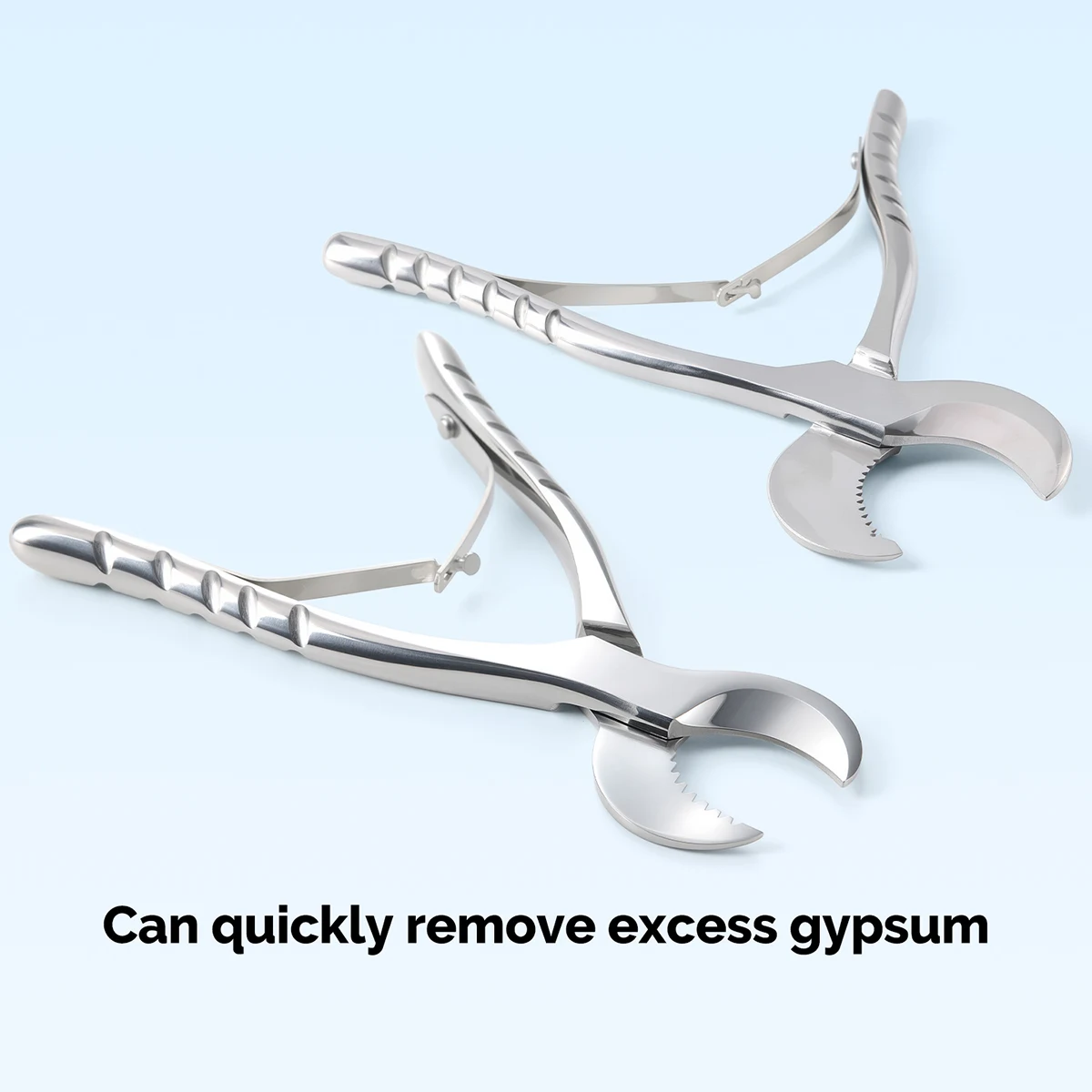 Tijeras para yeso Dental, tijeras medianas/grandes de acero inoxidable, instrumento de 18/20cm, alicates para yeso, 1 ud.