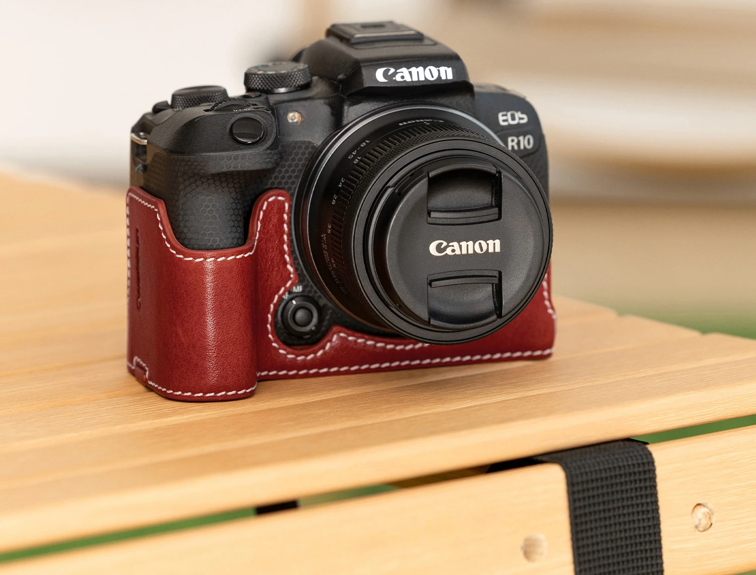 

Кожаный чехол для фотоаппарата, подставка для зеркальной камеры Canon R8, аксессуары для Canon R10