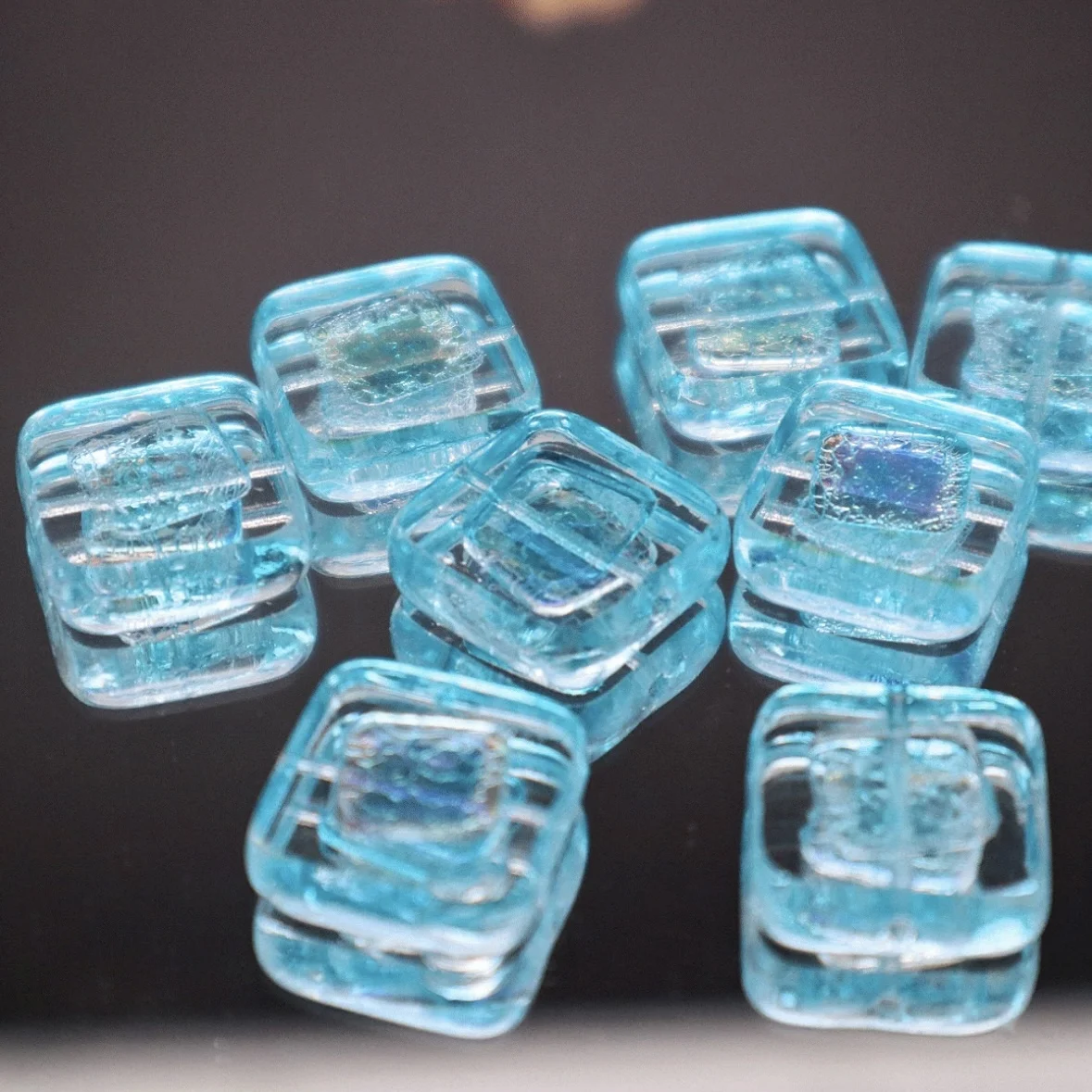 10pieces  14mm (Multiple colors)  handmade beadeds bracelet necklace earrings loose jewelry DIY semi-finished production