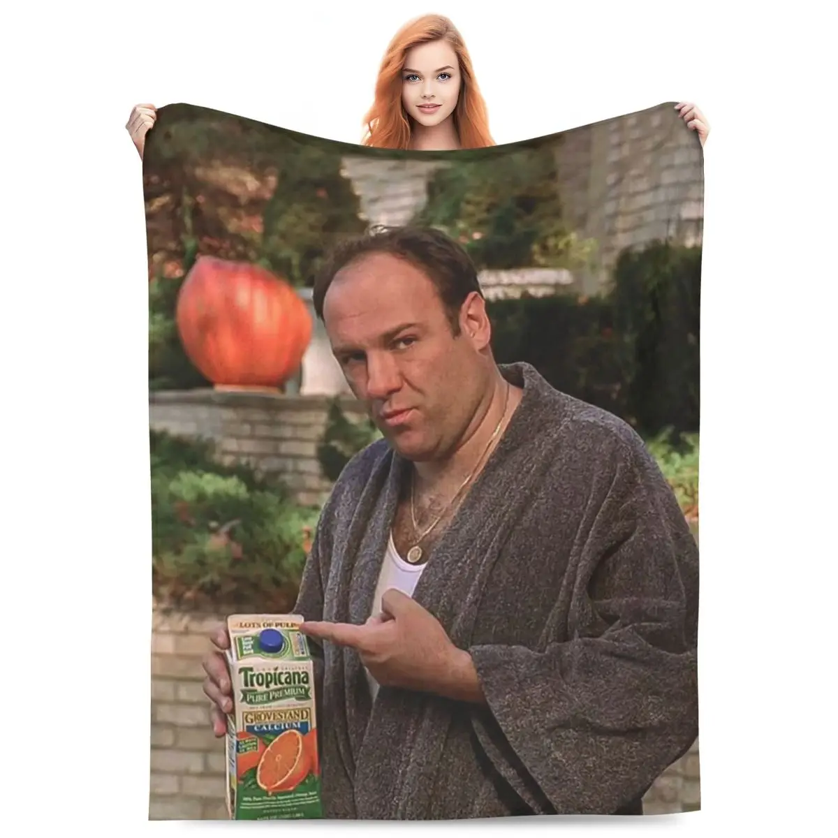 The Sopranos Family Blankets Fleece Sofa Throw Blanket Lightweight for Couch Bedding Travel Throws Bedspread Quilt