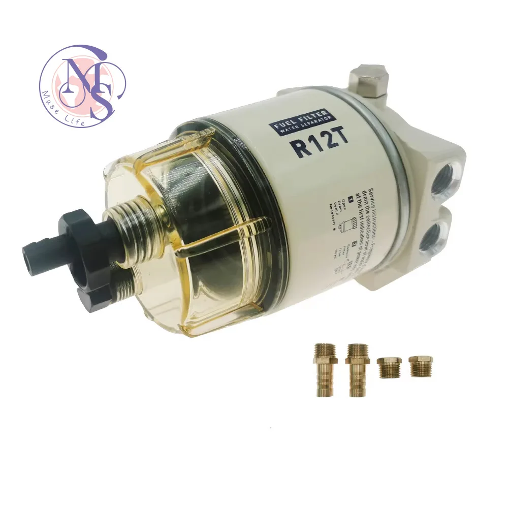 R12T oil-water separator assembly is suitable for speedboats, oil tankers, and small diesel engines