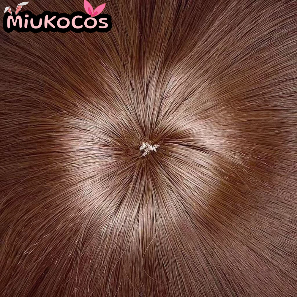 متوفر البستاني إيما وودز ينتظر للرياح شعر مستعار تأثيري MiukoCosplay لعبة الهوية الخامس شعر مستعار تأثيري