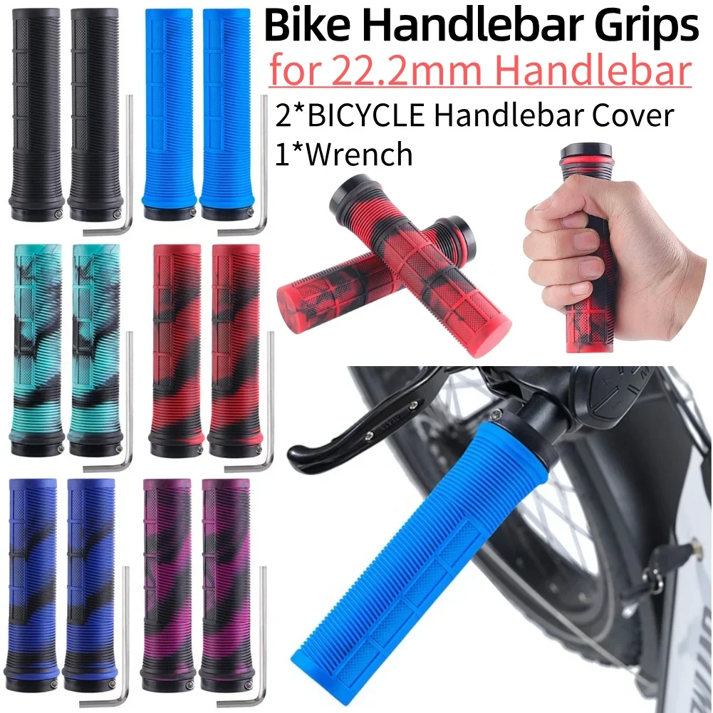 

Велосипедные ручки для руля из TPR, противоскользящие, амортизирующие, для горных велосипедов, для руля диаметром 22,2 мм