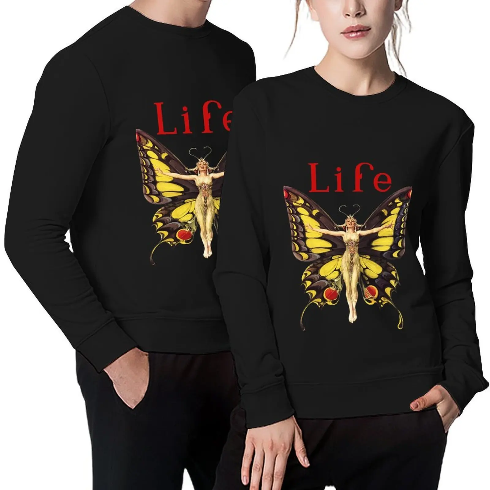 Vintage Life Cover Magazine Pullover mens clothing fashion men tracksuits male clothes hooded sweatshirt