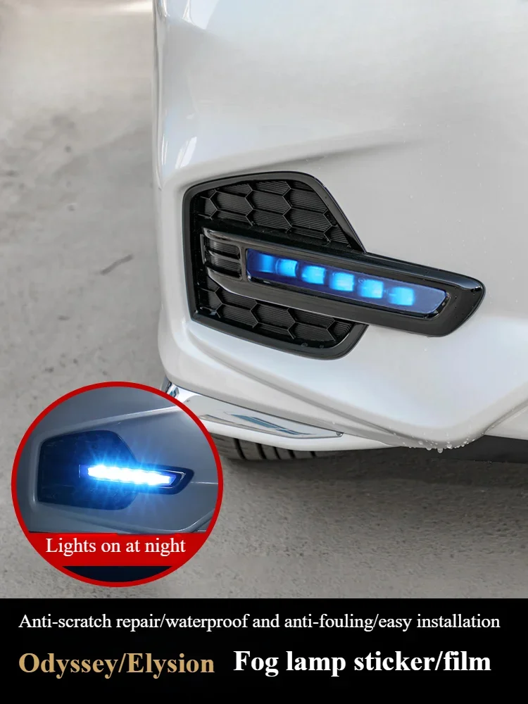 For 2022 Odyssey front fog light colour change film Elysion hybrid modified front fog light film stickers car accesorios