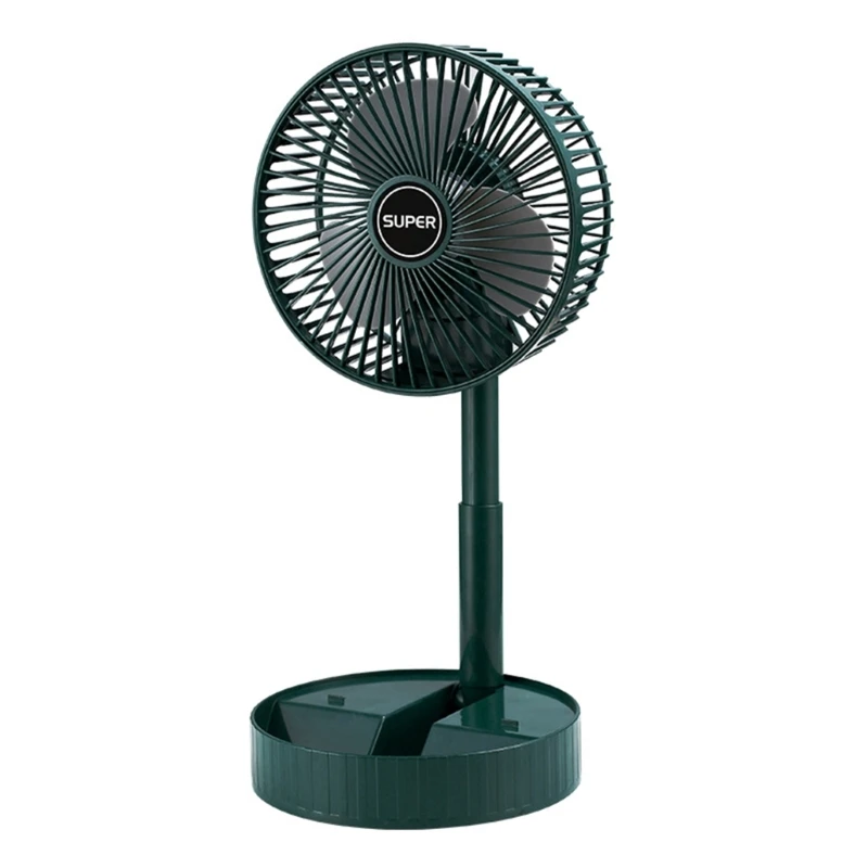 M2EE ventilatore pieghevole da tavolo alimentato tramite USB per la scrivania di casa camera da letto viaggi d'ufficio all'aperto