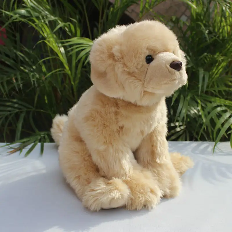 

Realistic Labrador Retriever High Fidelity Cute Plushie Sheep Dog Plush Toys Lifelike Animals Simulation Stuffed Doll Toy Kids